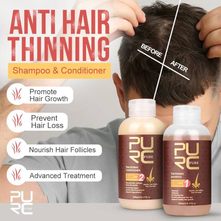 PURC Organic Ginger Hair Loss Treatment Thickening Hair Growth Shampoo