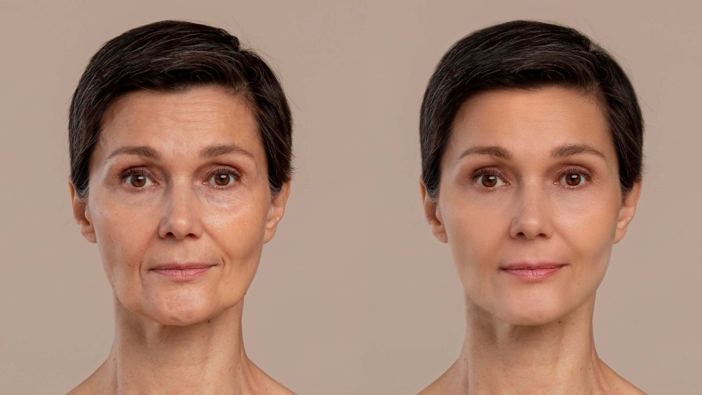 Comparison Chart of Female Aging