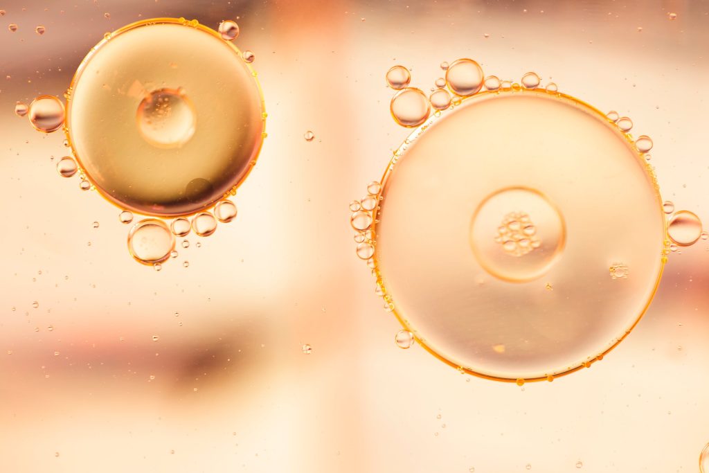 A picture of yellow skin cells