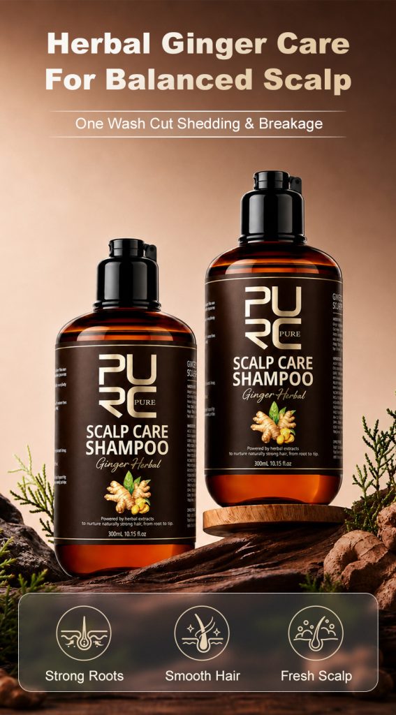 Ginger Herbal Scalp Care Shampoo
