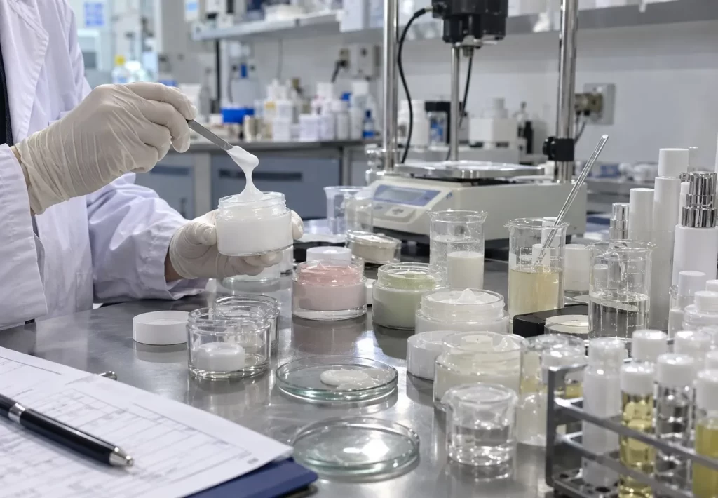 cosmetic manufacturing process